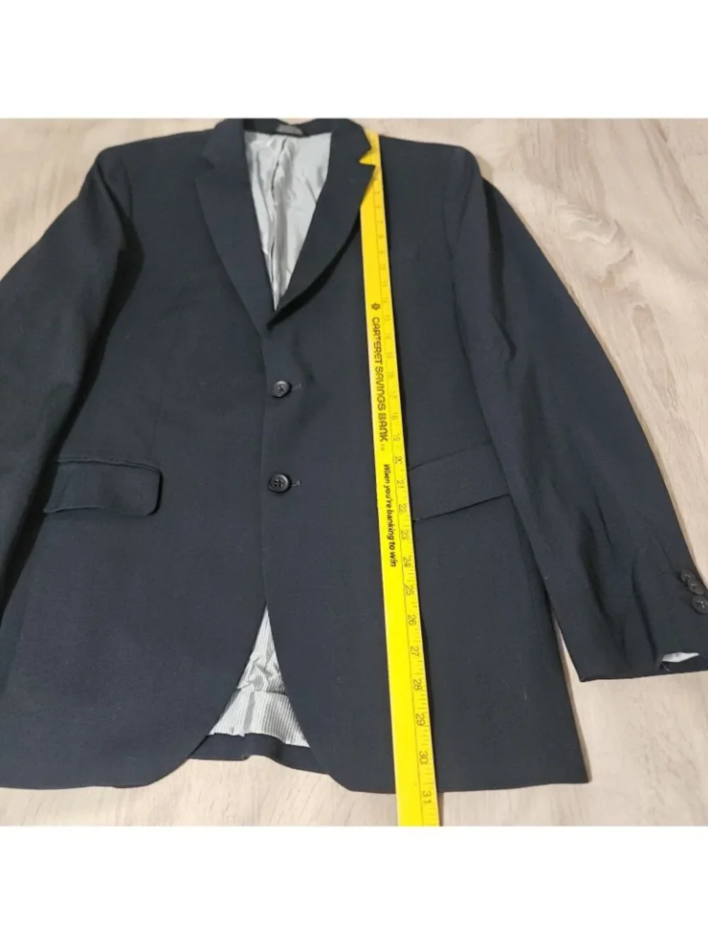 Banana Republic Lanificio F.lli Cerruti Wool Blazer Size 40R Tailored Fit Navy